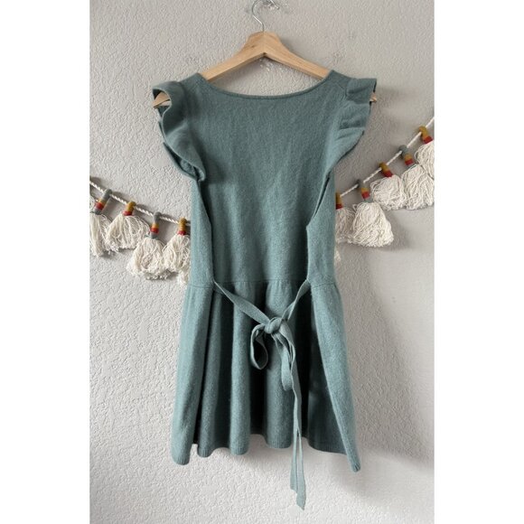 Free People Lambs wool and Angora Flutter Sleeve Babydoll Top - Picture 2 of 8